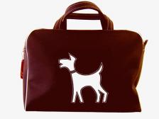 Travel Hund/dunkelrot
